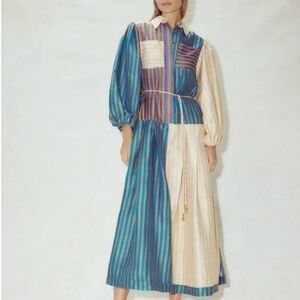 Alemais Diaz Stripe Shirtdress